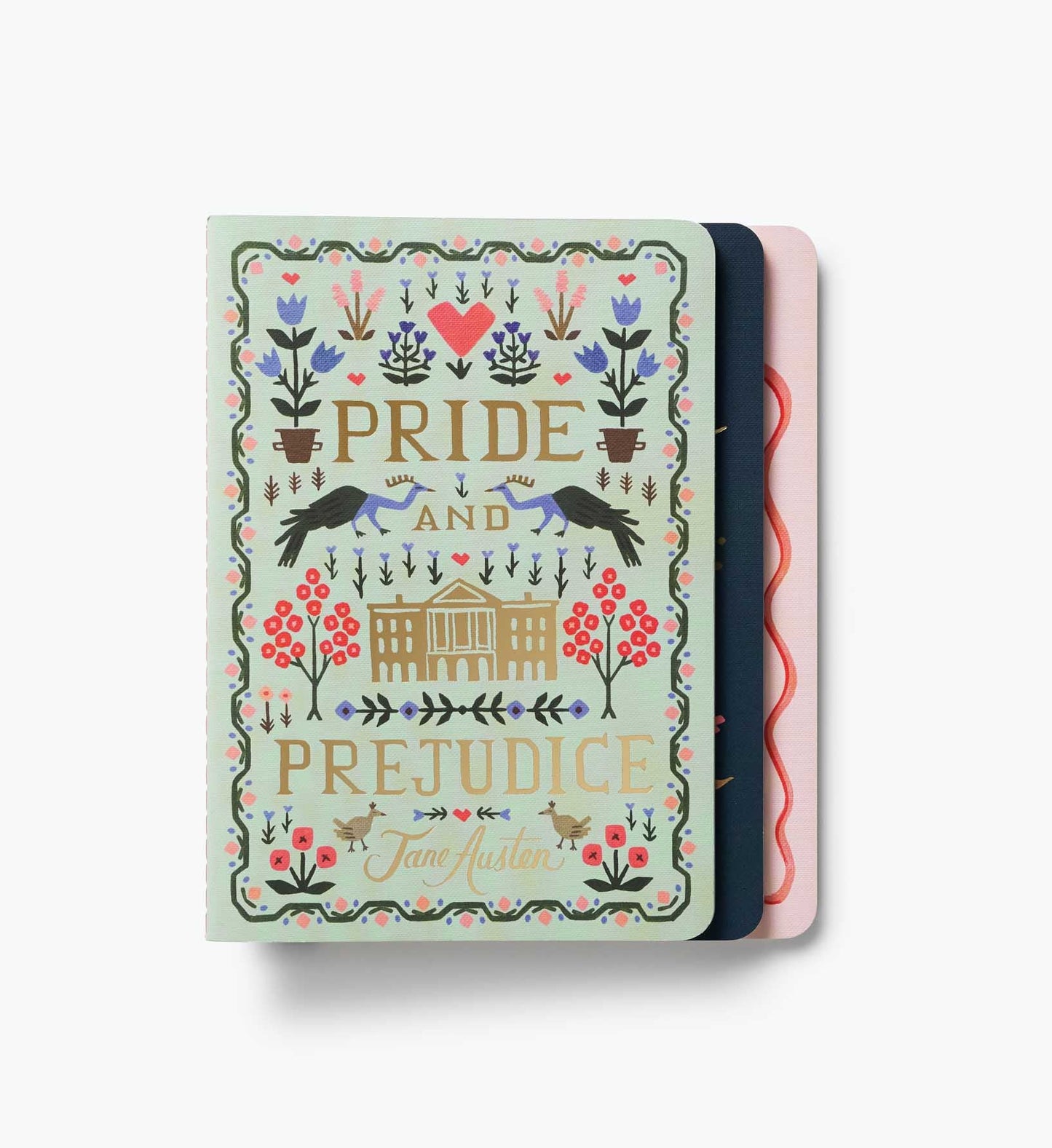 Stitched Notebook Set - Jane Austen - Lined Notebook Journal