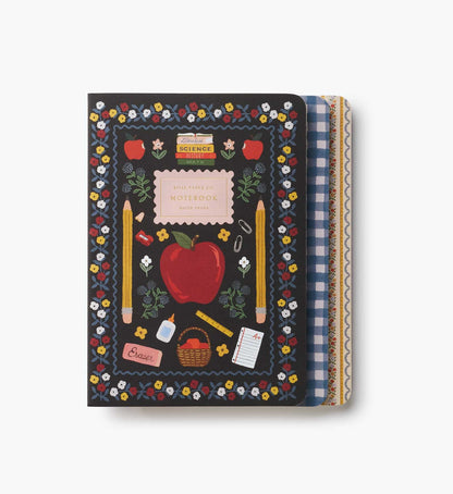 Stitched Notebook Set - Schoolhouse - Lined Notebook Journal