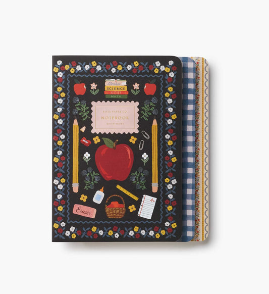 Stitched Notebook Set - Schoolhouse - Lined Notebook Journal