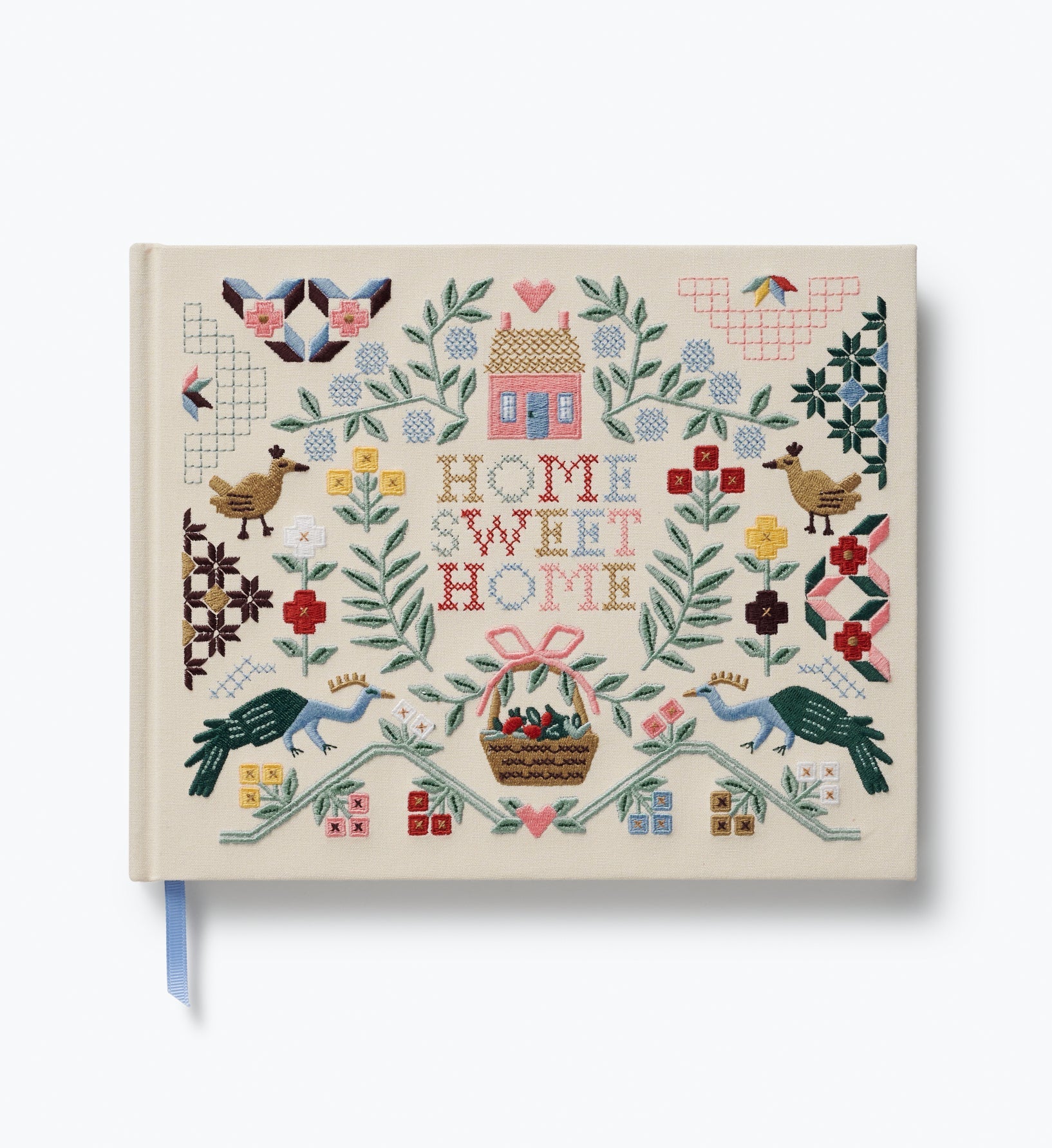 Embroidered Guest Book - Home Sweet Home - Premium Design Accessory