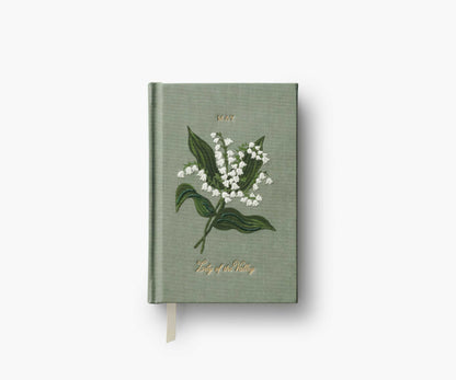 Birth Month Mini Embroidered Journal - May - Lined Notebook Journal