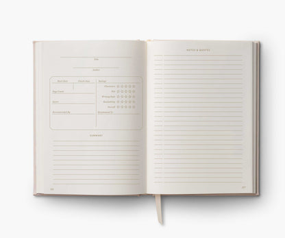 Embroidered Book Journal - Book Club