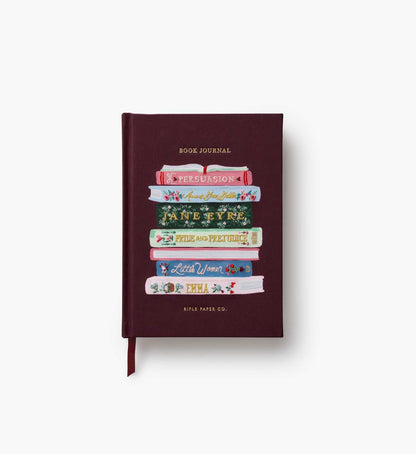 Embroidered Book Journal - Ladies Night Book Club - Lined Notebook Journal