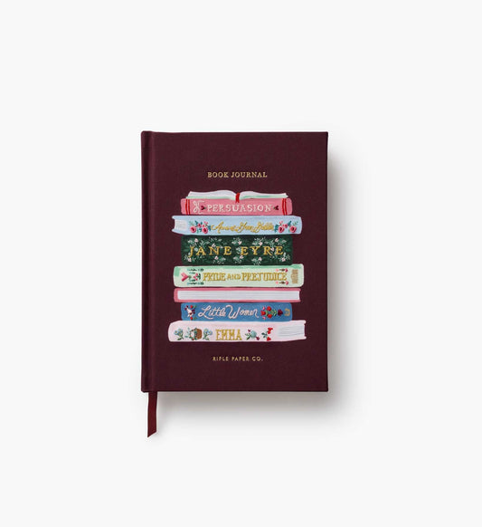 Embroidered Book Journal - Ladies Night Book Club - Lined Notebook Journal