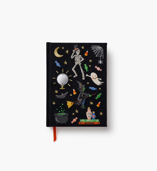 Embroidered Journal - Spellbound - Lined Notebook Journal