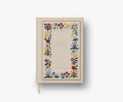 Five-Year Journal - Wildwood - Lined Notebook Journal