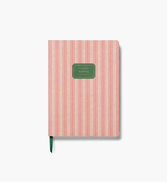 Softcover Journal - Pinking Stripe - Lined Notebook Journal