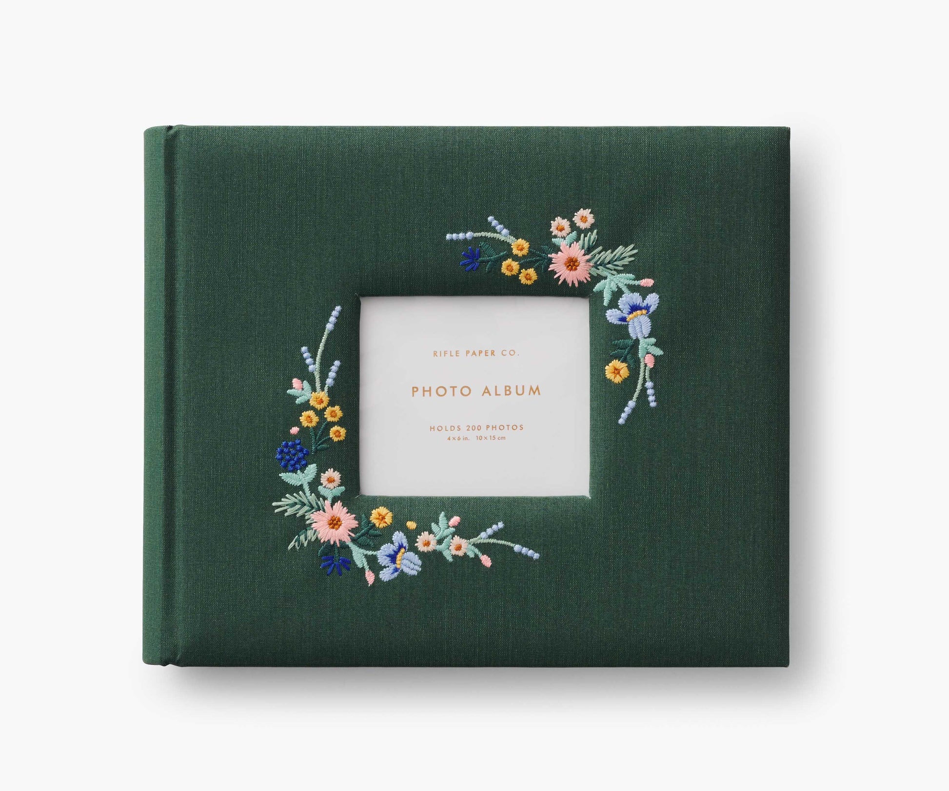 Embroidered Heirloom Photo Album - Wildwood - Embroidered Keepsake