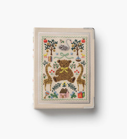 Embroidered Small Photo Album - Storybook - Embroidered Keepsake