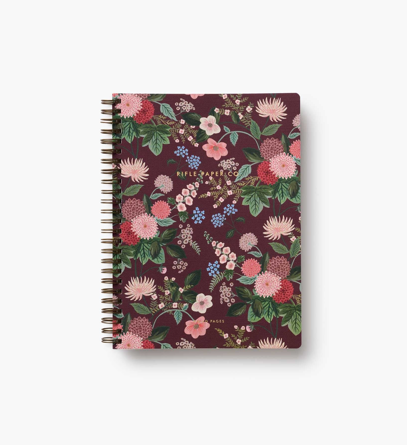 Spiral Notebook - Dahlia - Lined Notebook Journal