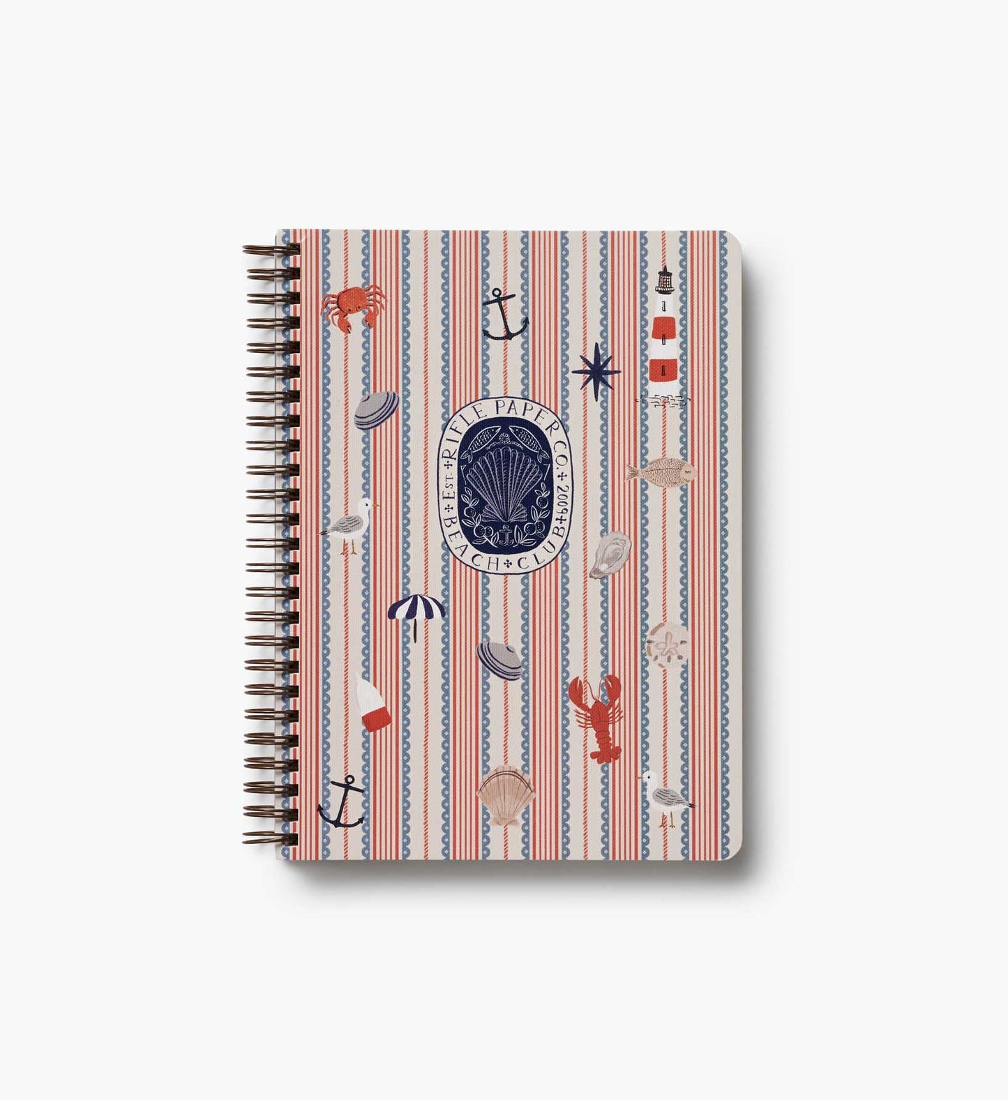 Spiral Notebook - Seaside - Lined Notebook Journal