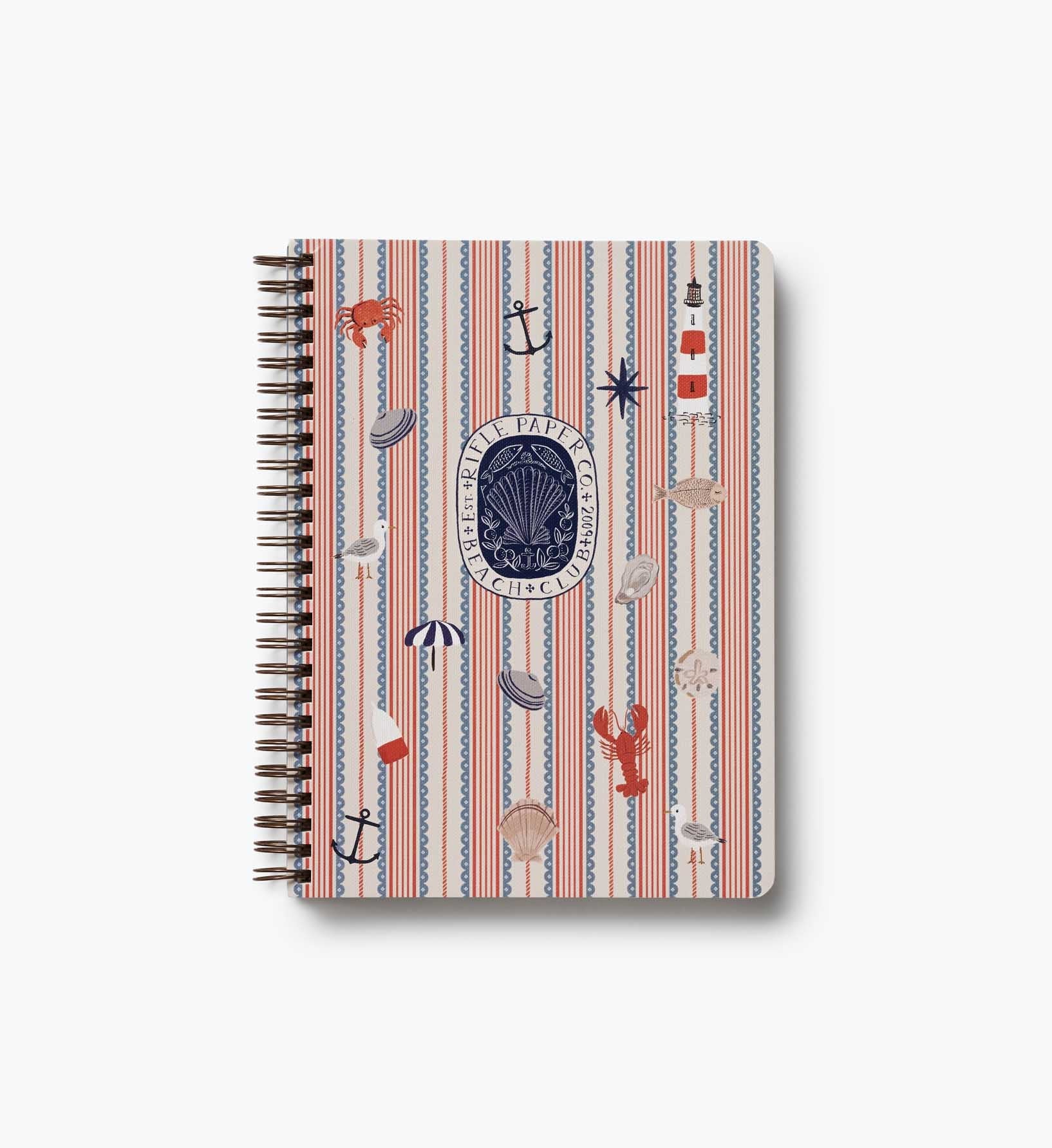 Spiral Notebook - Seaside - Lined Notebook Journal