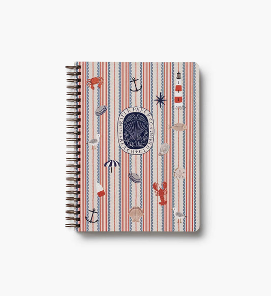 Spiral Notebook - Seaside - Lined Notebook Journal