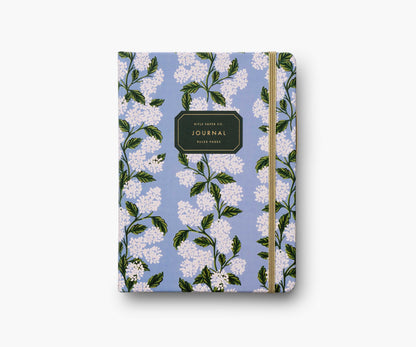 Journal with Pen - Hydrangea - Lined Notebook Journal
