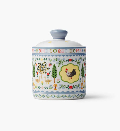 Porcelain Canister - Home Sweet Home - Premium Design Accessory