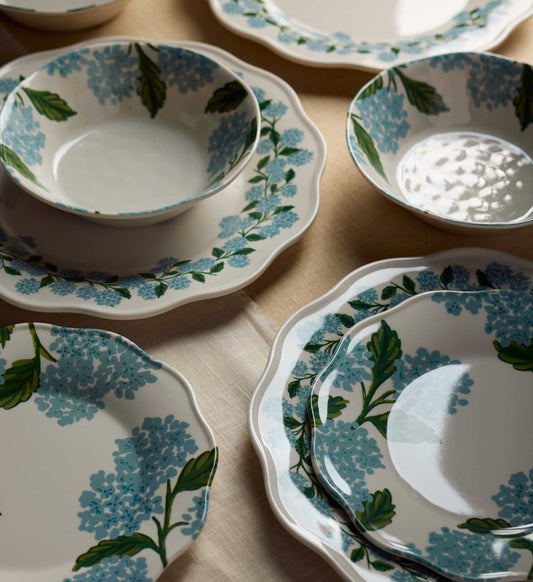 Melamine Assorted Bowls - Hydrangea