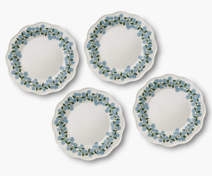 Melamine Assorted Dinner Plates - Hydrangea - Premium Design Accessory