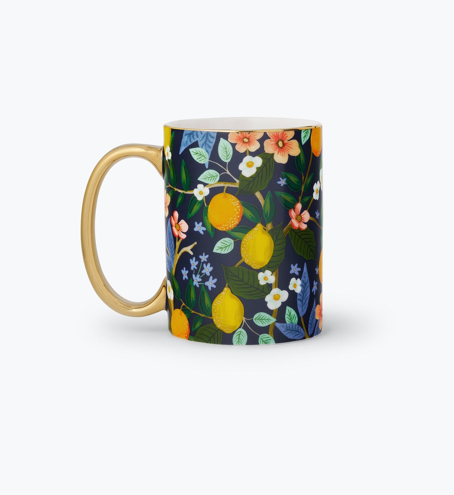 Porcelain Mug - Citrus Grove - Porcelain Coffee Mug