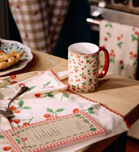 Porcelain Mug - Cherries