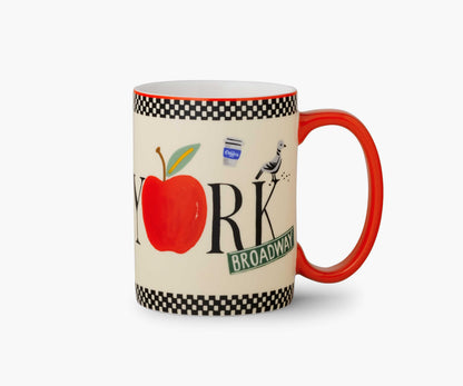 Porcelain Mug - New York - Porcelain Coffee Mug
