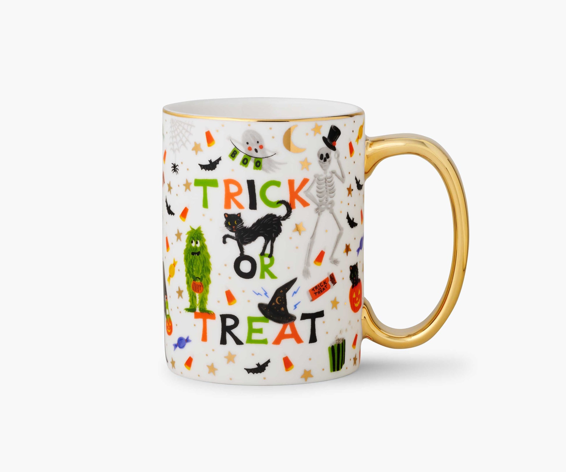 Porcelain Mug - Halloween Parade - Porcelain Coffee Mug