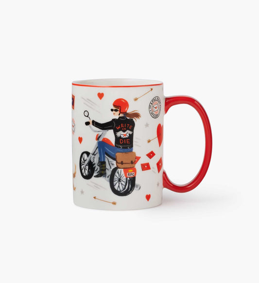 Porcelain Mug - Write or Die - Porcelain Coffee Mug