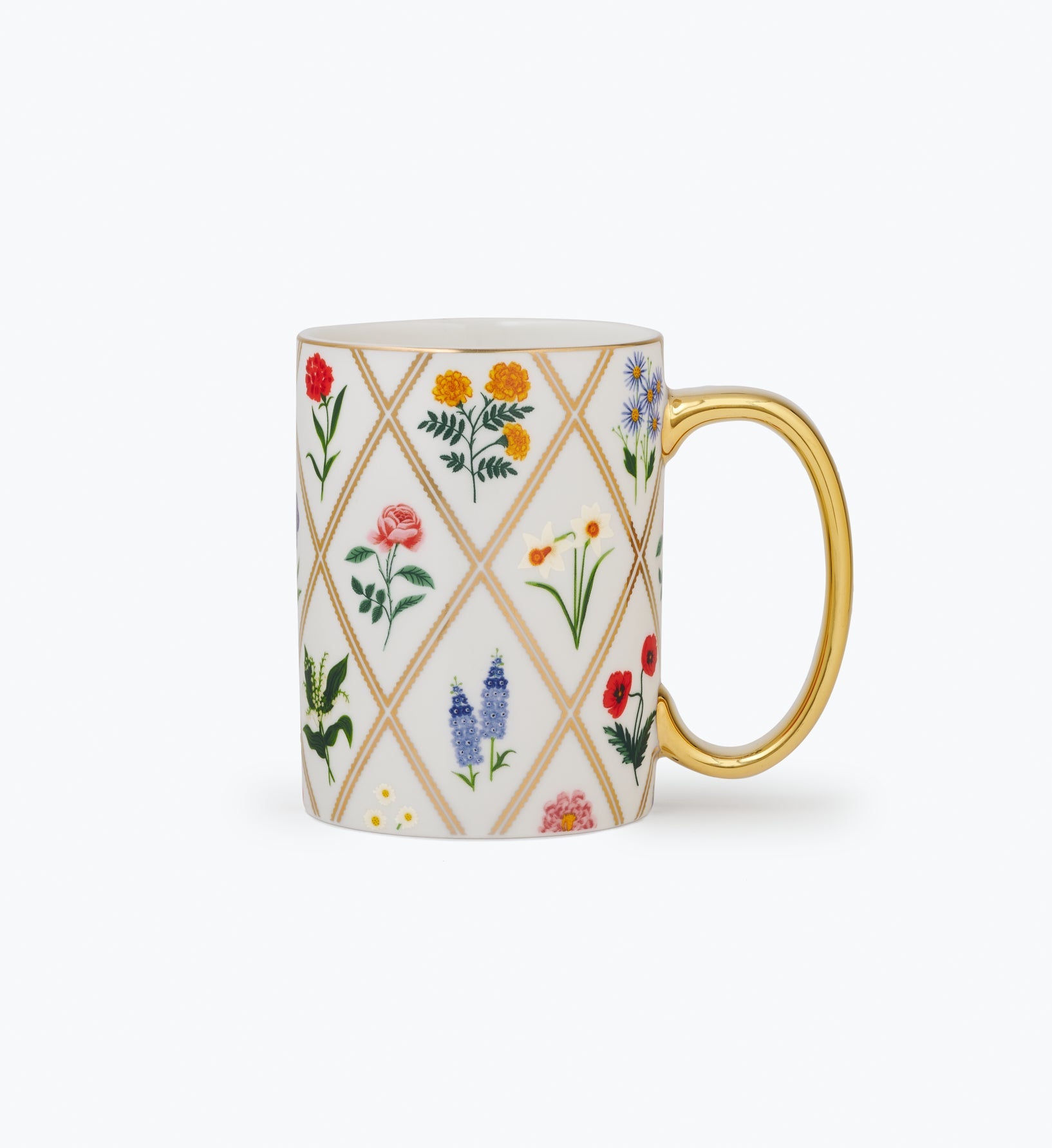 Porcelain Mug - Garden Study - Porcelain Coffee Mug