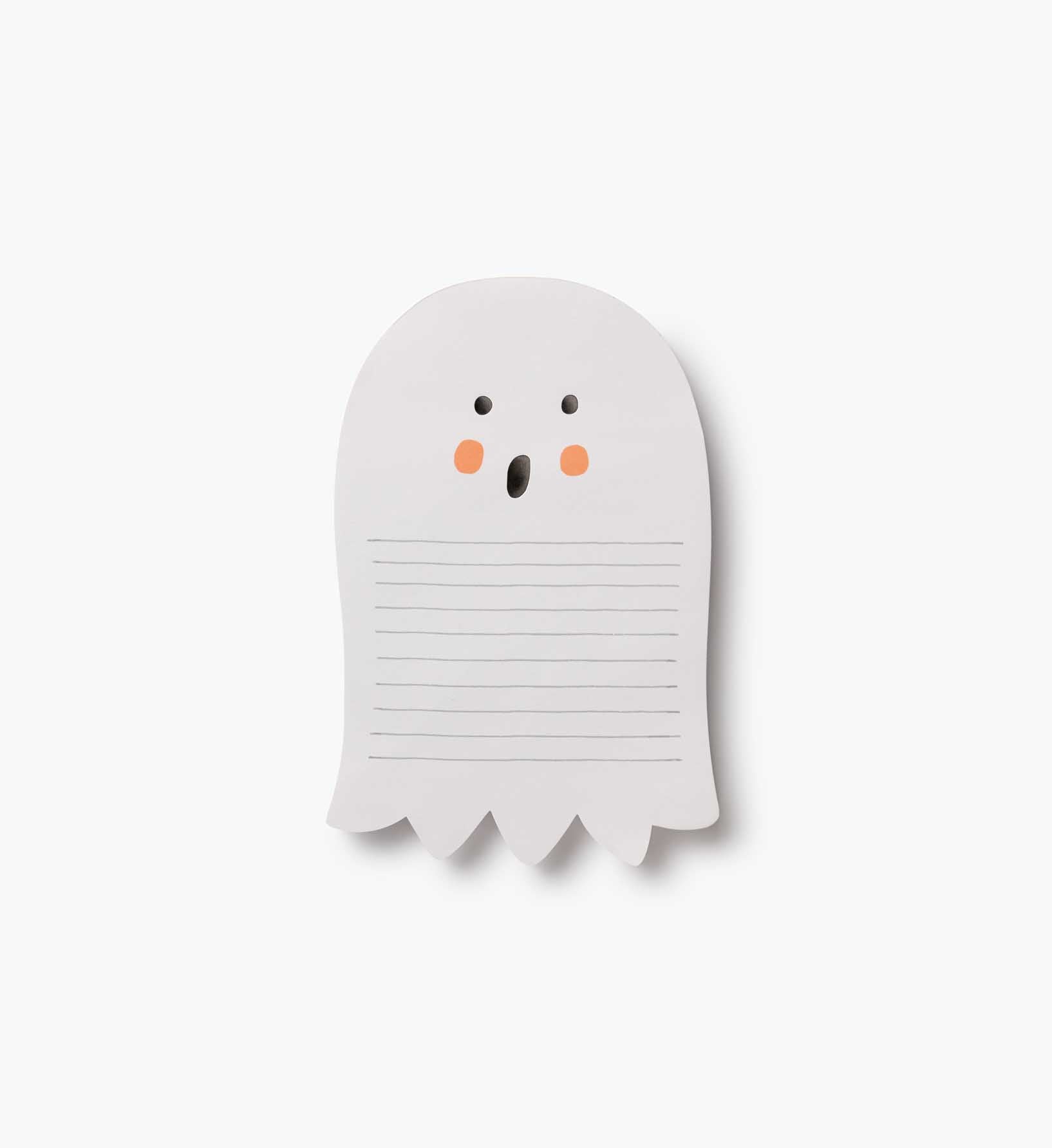 Large Memo Notepad - Ghost - Tear-Off Notepad