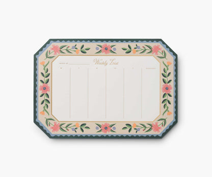 Weekly Desk Pad - Aster - Premium Design Accessory