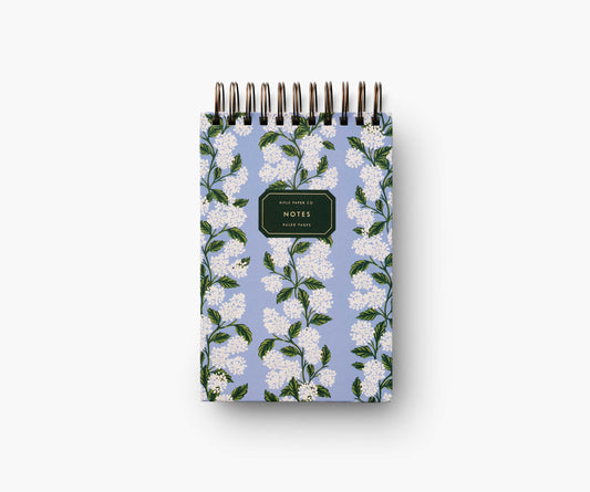 Desktop Spiral Notepad - Hydrangea - Tear-Off Notepad