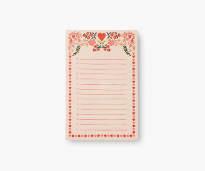 Checklist Notepad - Juliet - Tear-Off Notepad