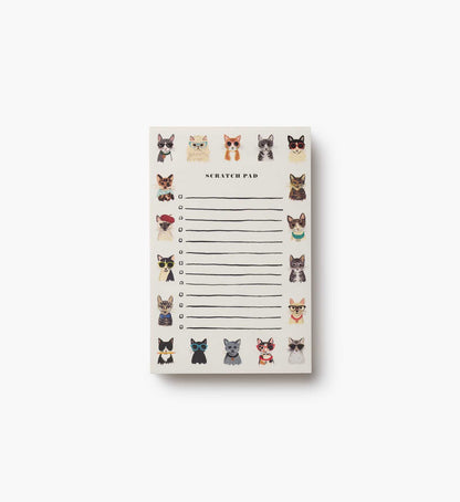 Checklist Notepad - Cool Cats - Tear-Off Notepad