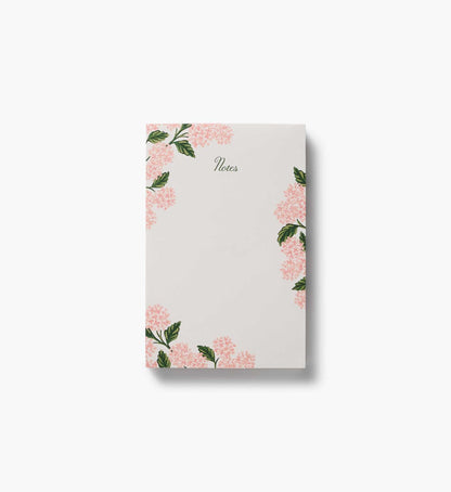 Blank Notepad - Pink Hydrangea - Tear-Off Notepad