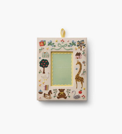 Embroidered Picture Frame - Storybook - Embroidered Keepsake
