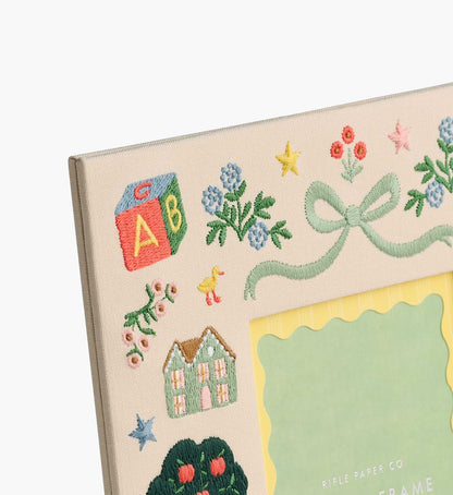 Embroidered Picture Frame - Storybook