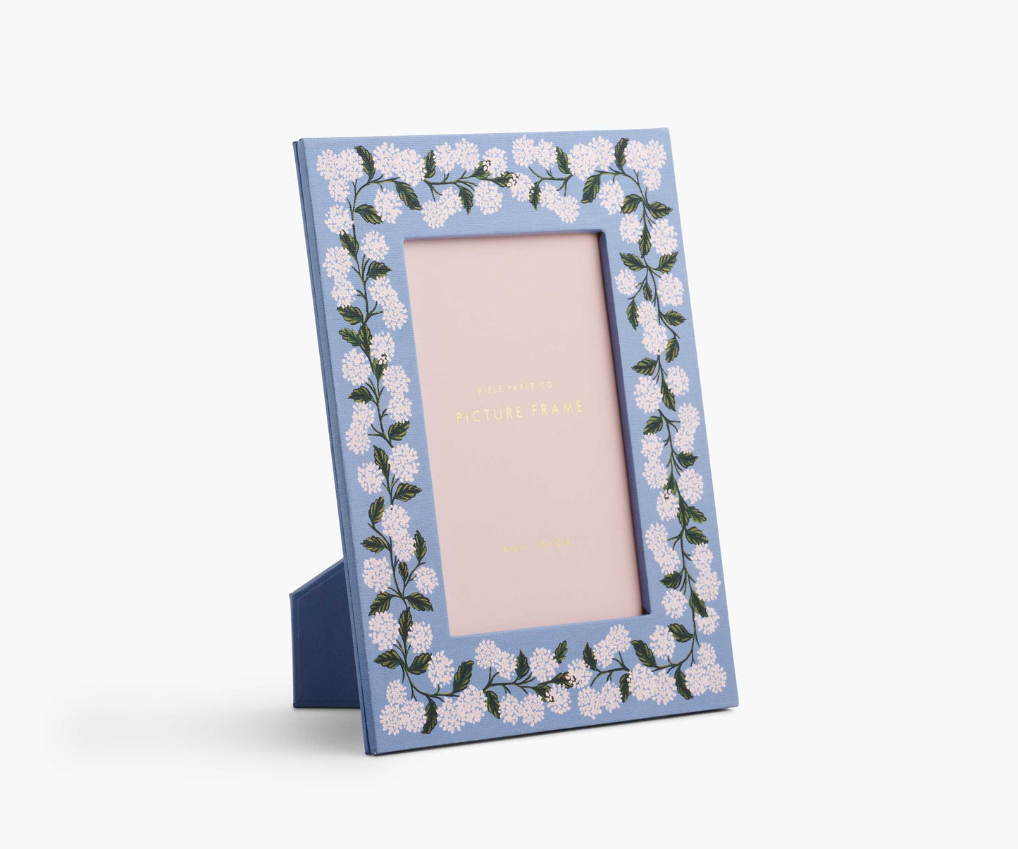 Paper Wrapped Picture Frame - Hydrangea - Embroidered Keepsake