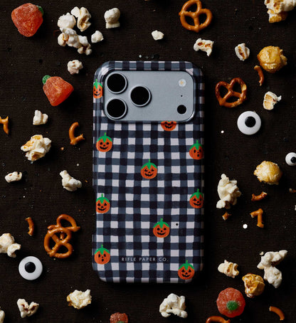 Phone Case - Pumpkin Gingham