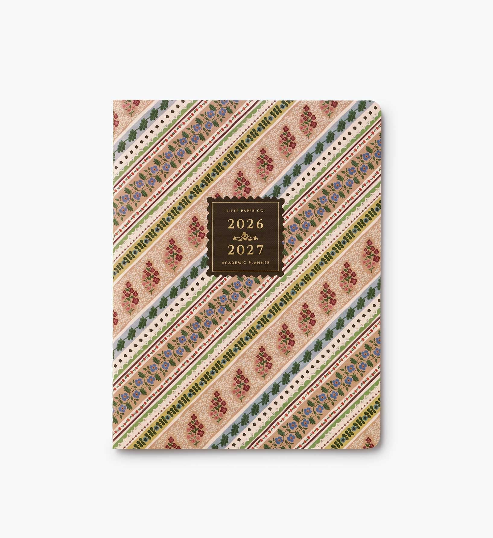 2026-2027 12-Month Academic Appointment Notebook - Paisley - Lined Notebook Journal