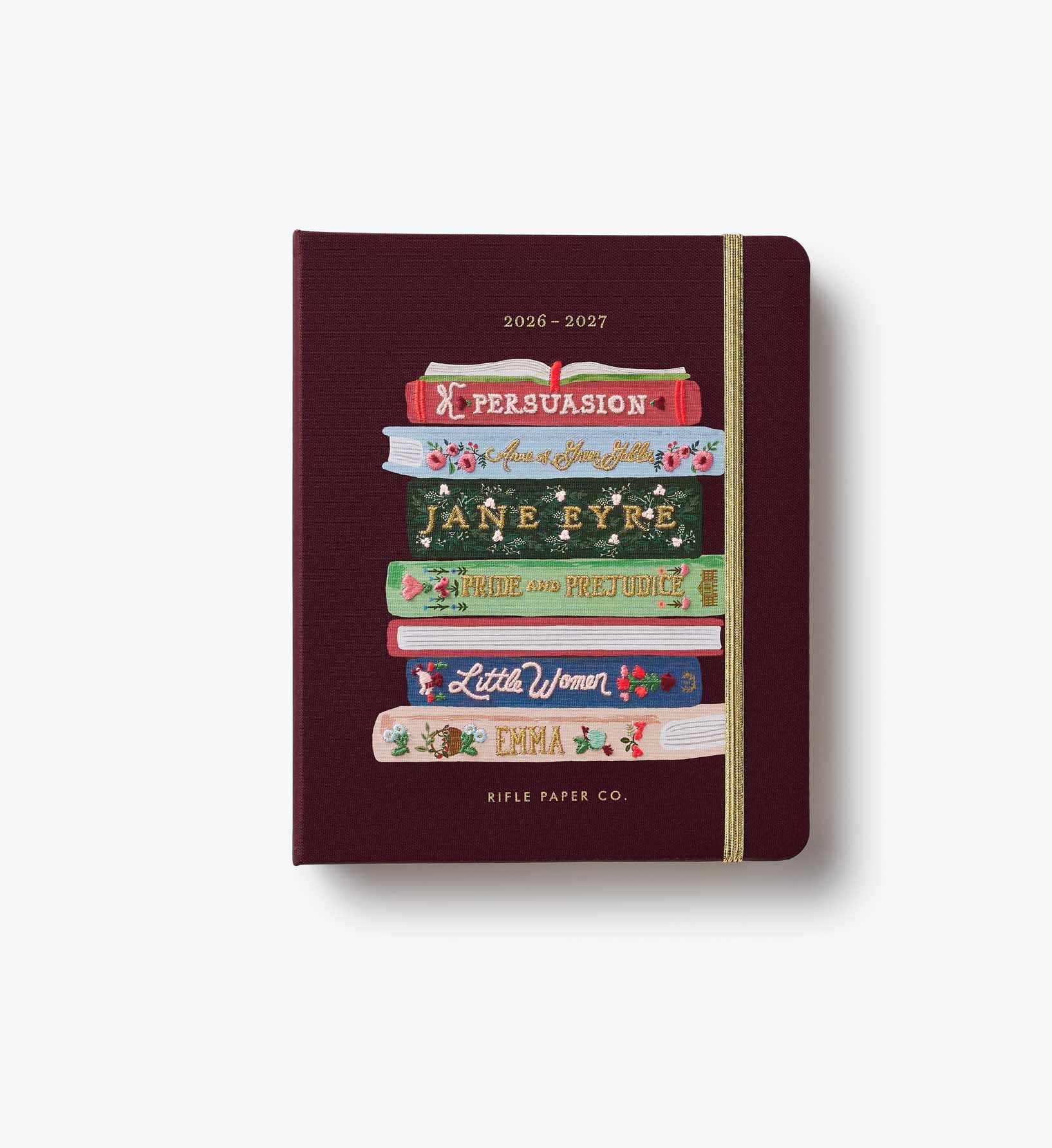 2026-2027 17-Month Academic Covered Spiral Planner - Ladies Night Book Club - Academic Spiral Planner