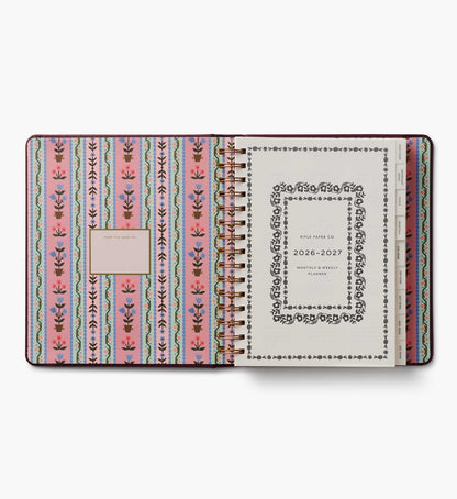 2026-2027 17-Month Academic Covered Spiral Planner - Ladies Night Book Club