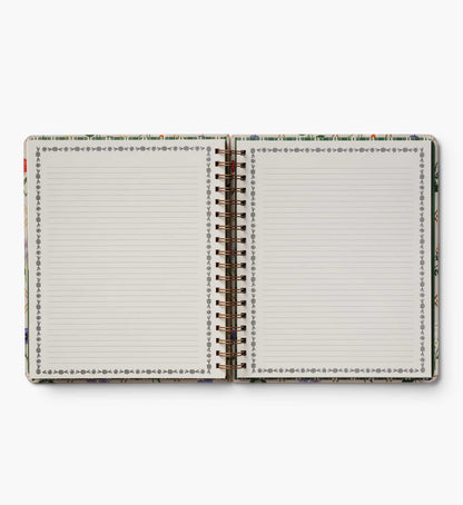 2026-2027 17-Month Academic Hardcover Spiral Planner - Garden Study
