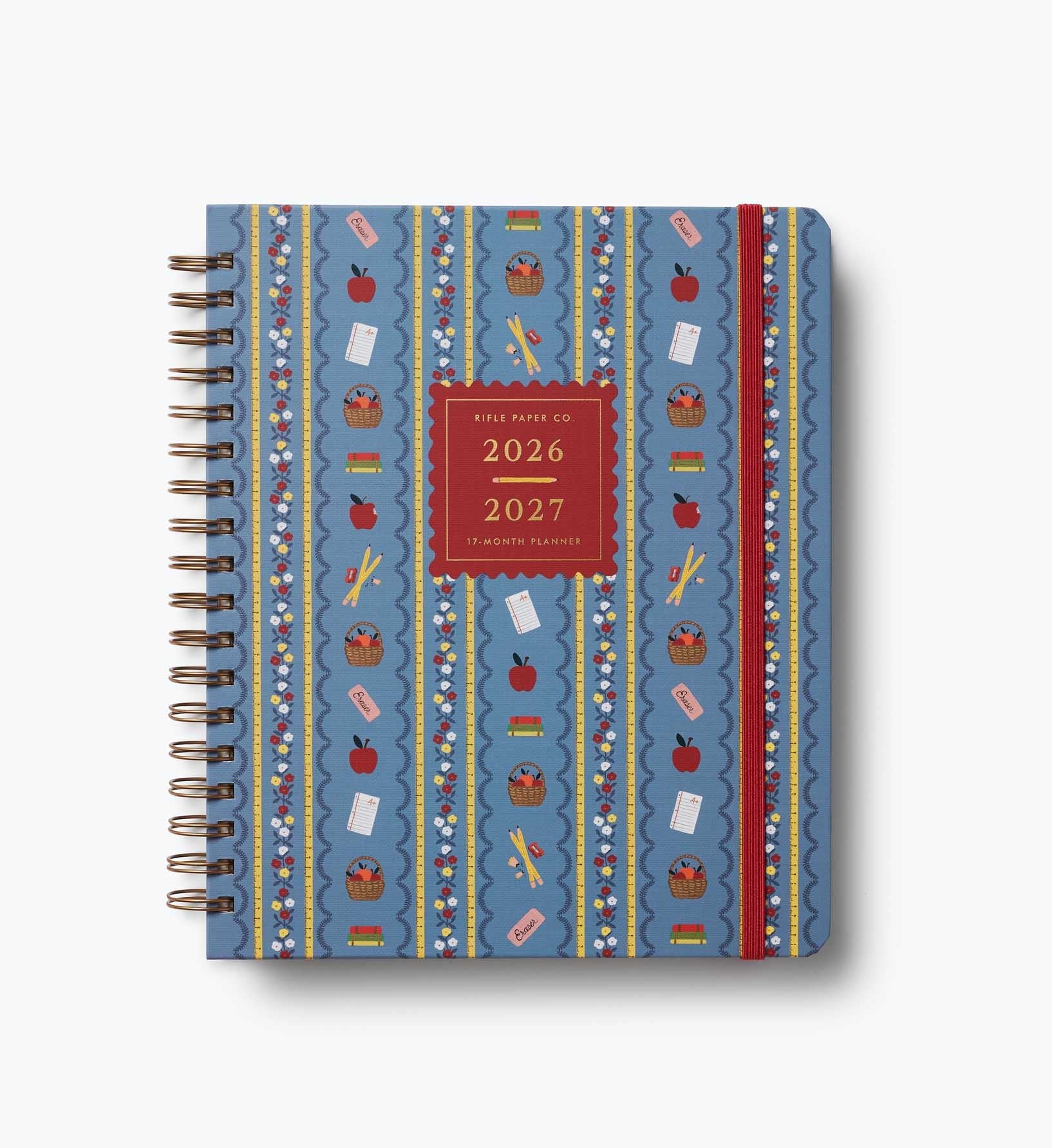 2026-2027 17-Month Academic Hardcover Spiral Planner - Schoolhouse - Academic Spiral Planner