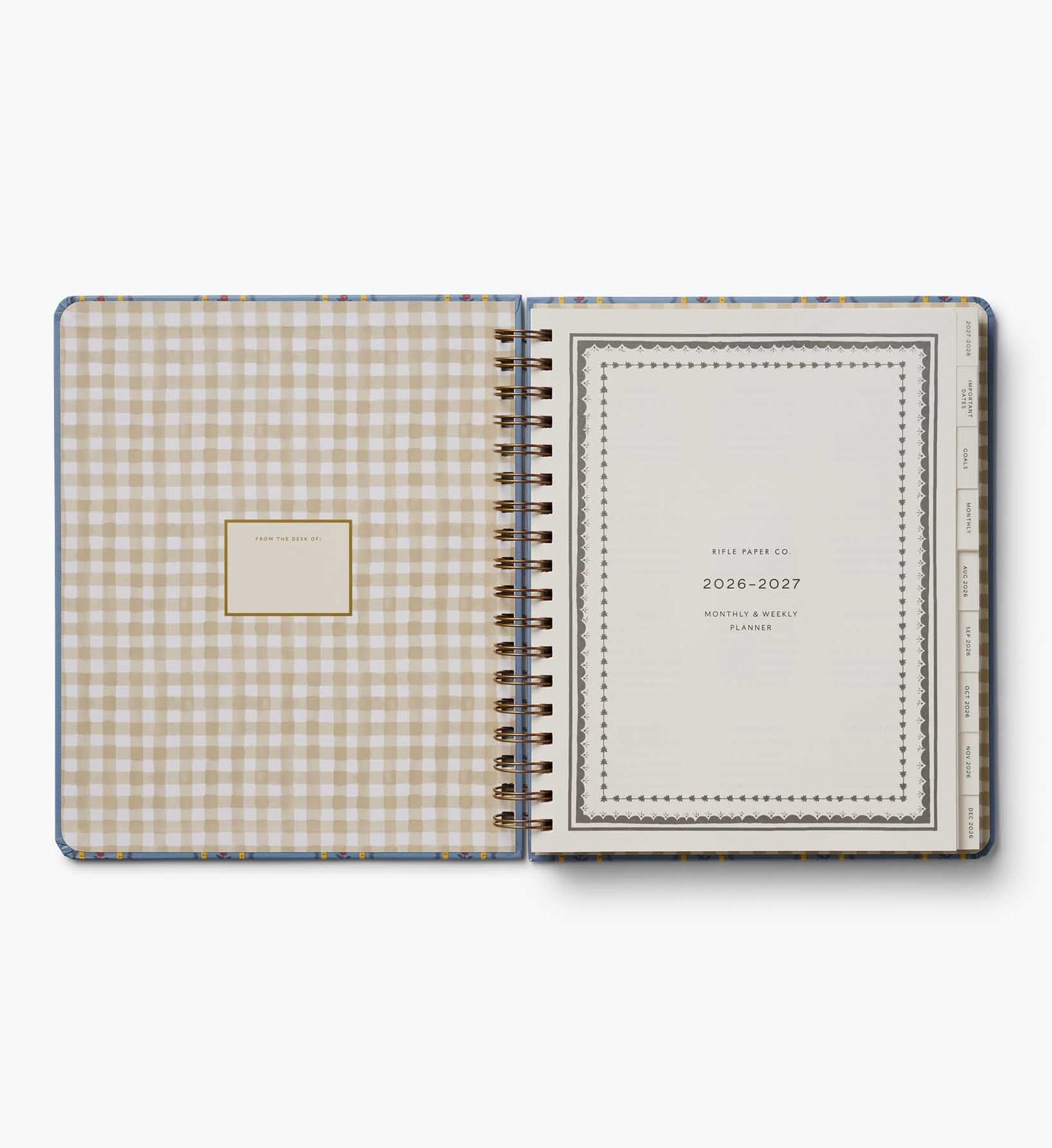 2026-2027 17-Month Academic Hardcover Spiral Planner - Schoolhouse