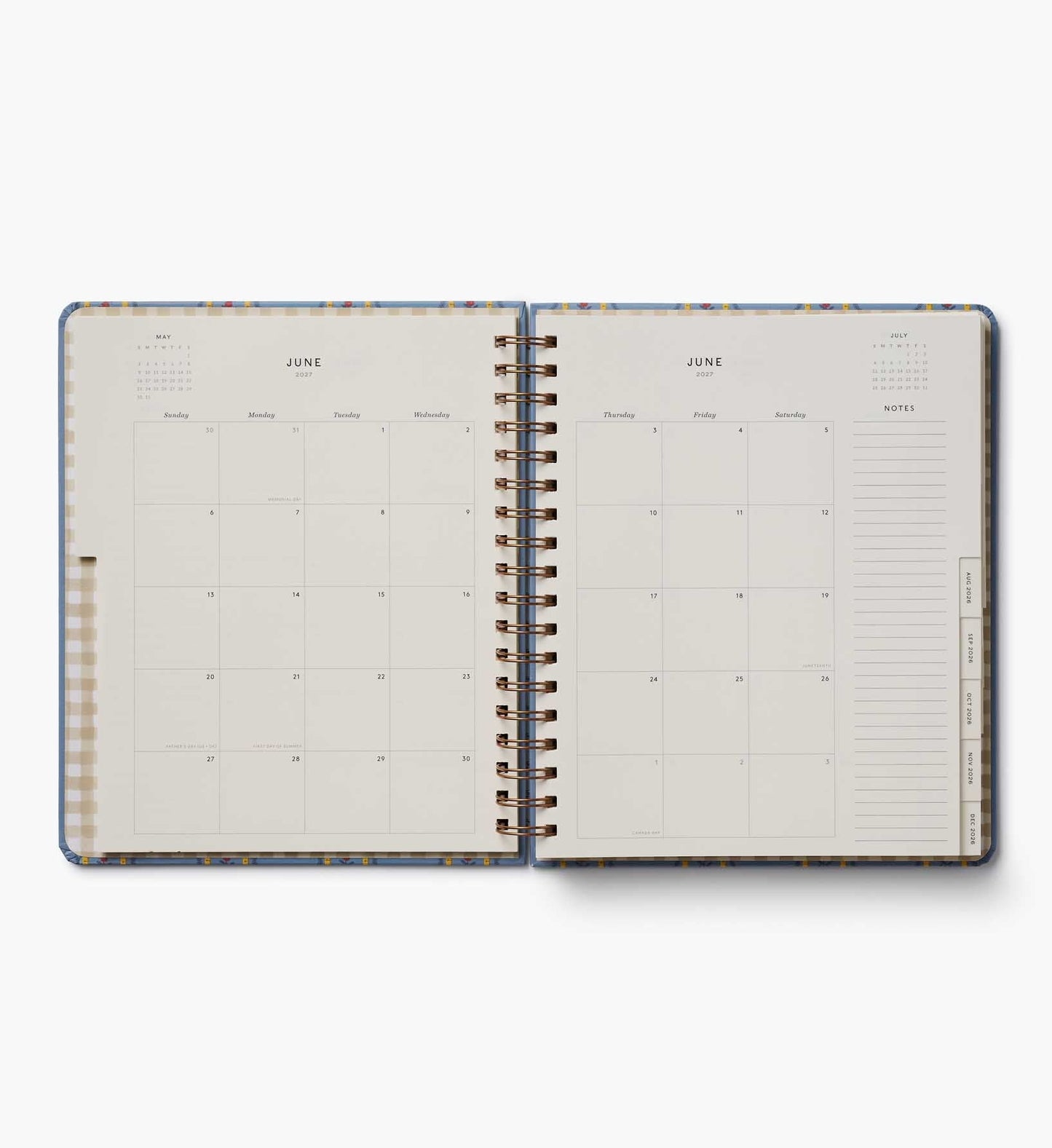 2026-2027 17-Month Academic Hardcover Spiral Planner - Schoolhouse