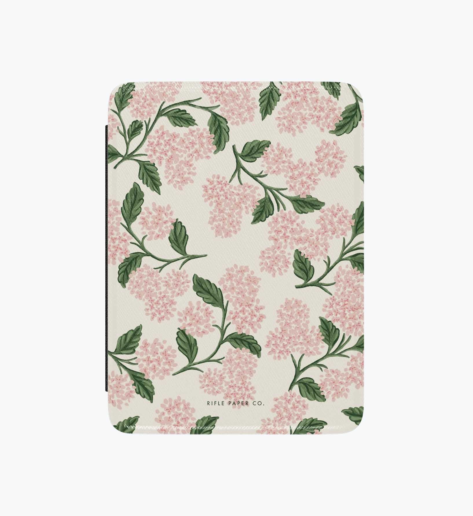 Kindle Paperwhite Case - Pink Hydrangea - Premium Design Accessory