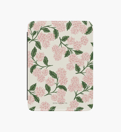 Kindle Paperwhite Case - Pink Hydrangea - Premium Design Accessory