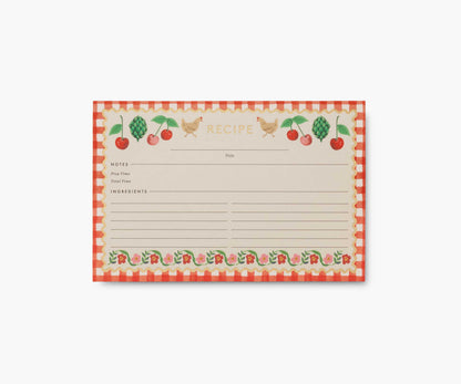 Recipe Cards - Cherry Farm - Greeting Card with Envelope