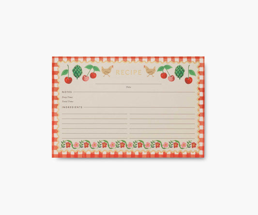 Recipe Cards - Cherry Farm - Greeting Card with Envelope