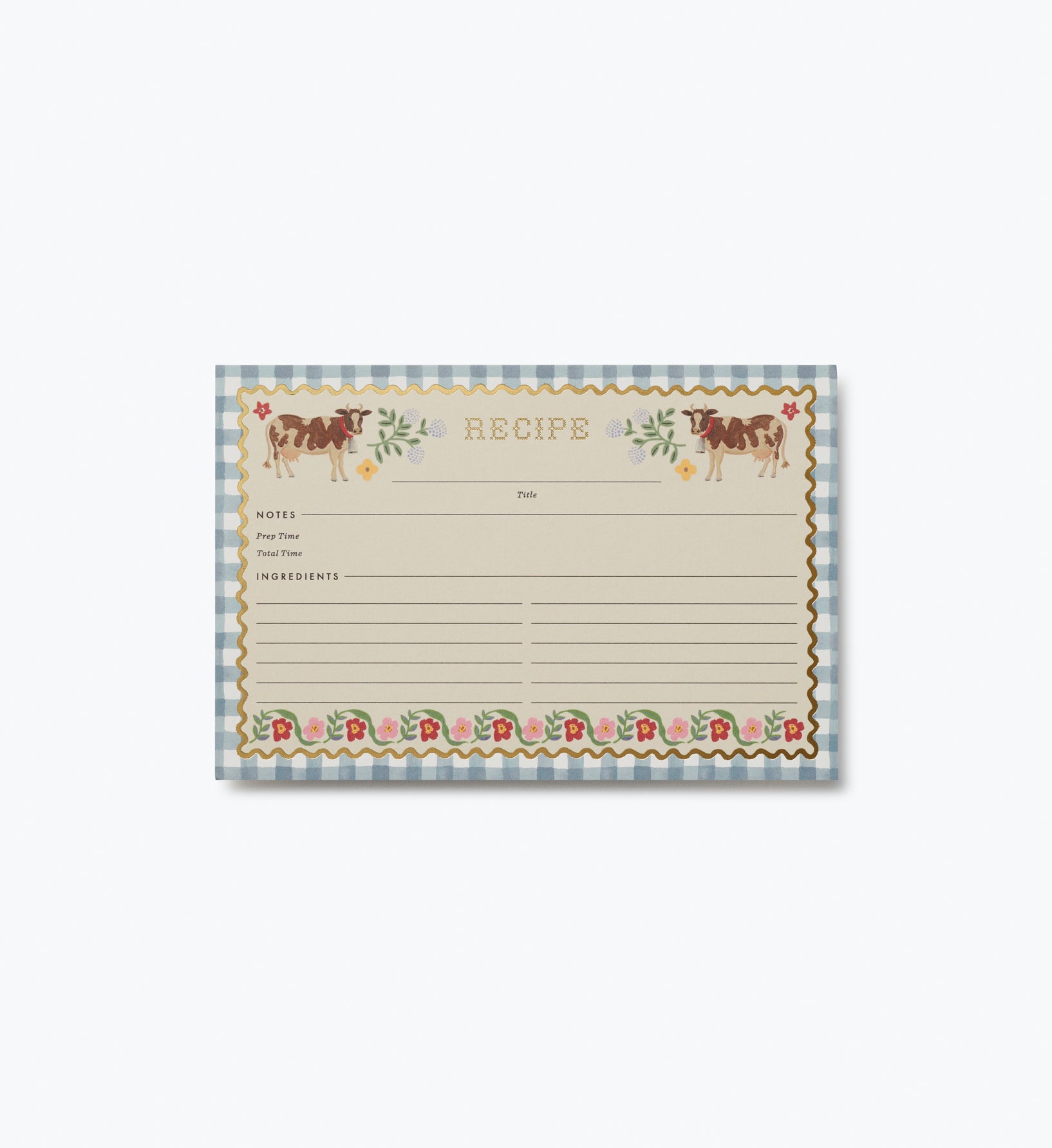 Recipe Cards - Home Sweet Home - Greeting Card with Envelope
