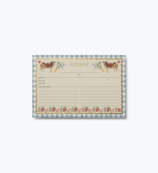 Recipe Cards - Home Sweet Home - Greeting Card with Envelope